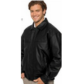 Men's Nappa Leather Bomber Jacket